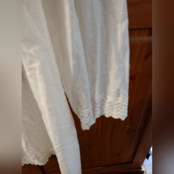 Beaches & Boho white long sleeve beach cover up, size 3X. - Picture 9 of 9